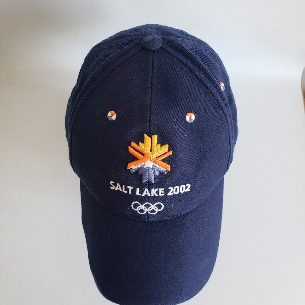 Salt Lake 2002 Winter Olympics Hat American Needle Hook and Loop Adjustable